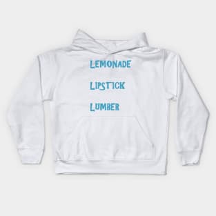 Lemonade light blue Kids Hoodie